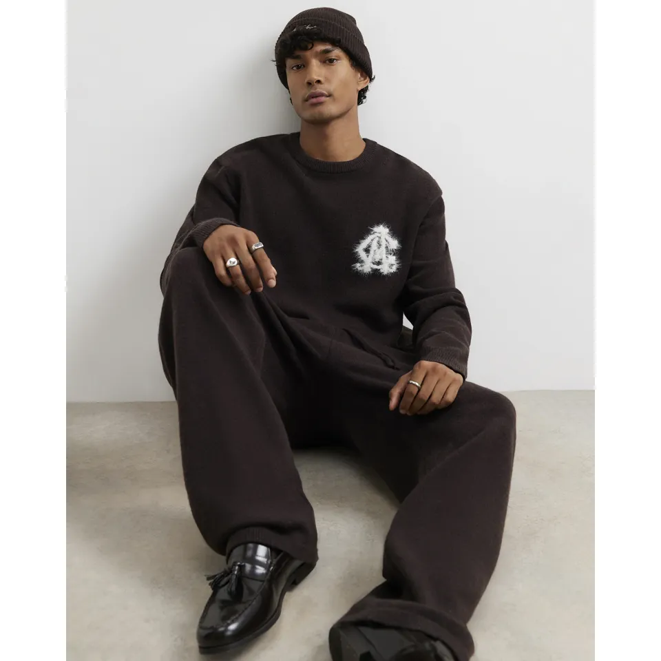 Cosy Monogram Crew Neck Jumper