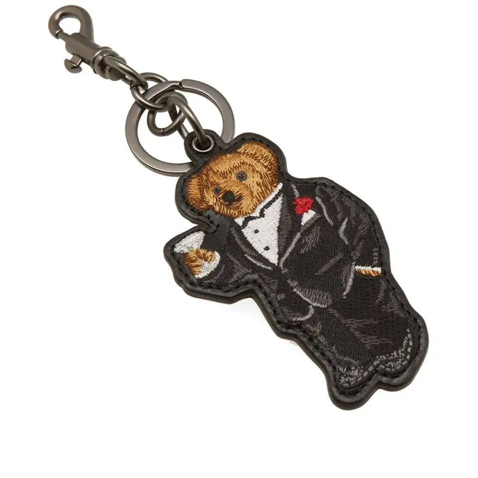 Martini Bear Key Fob
