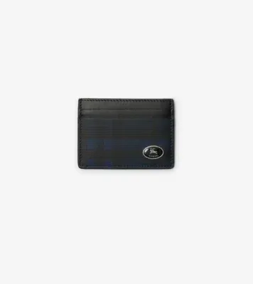 Check Card Case​ in Navy
