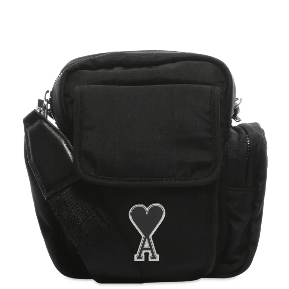 AMI Tonal Heart Cross Body Bag