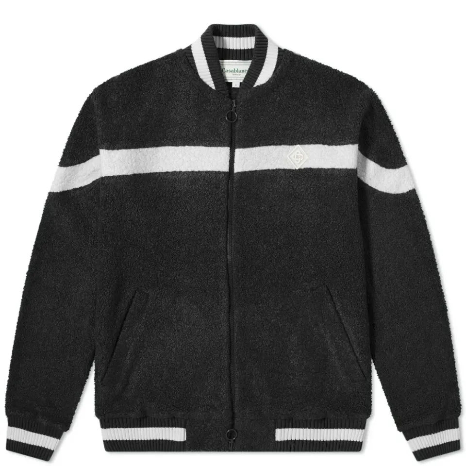 Cashmere Terry Cloth Track Top