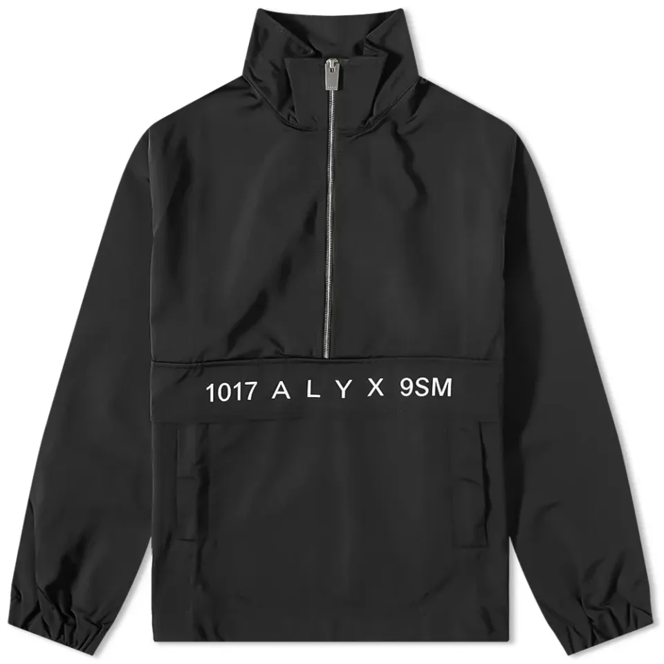 Logo Quarter Zip Windbreaker