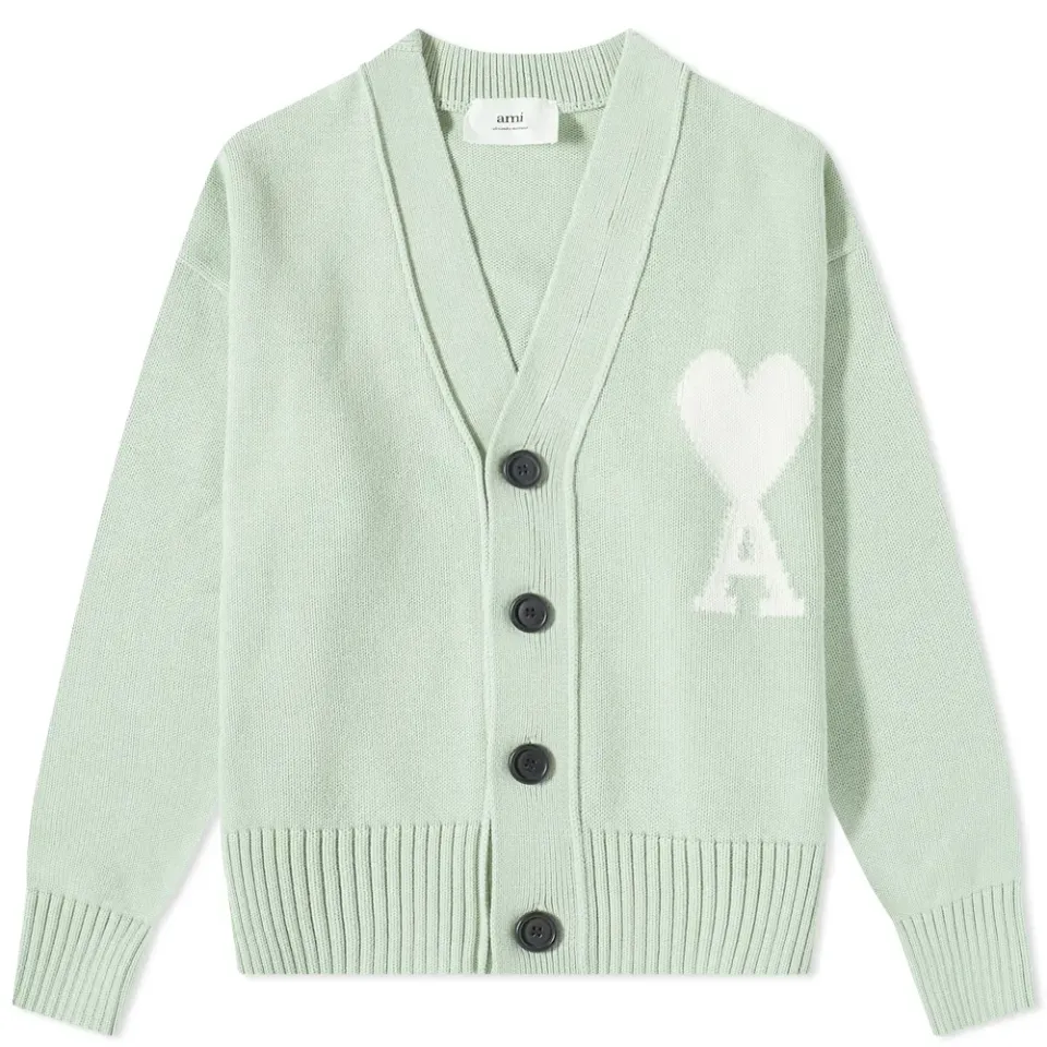 AMI Large A Heart Cardigan