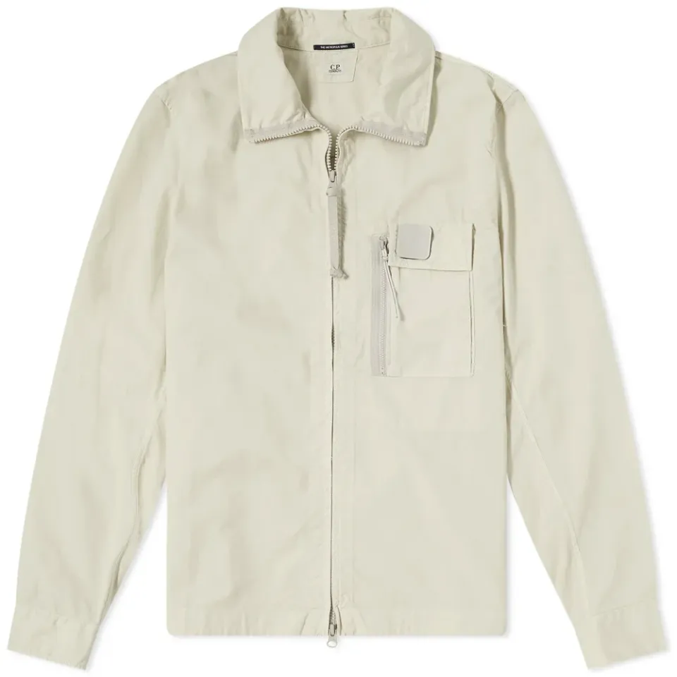 Patch Logo Zip Overshirt