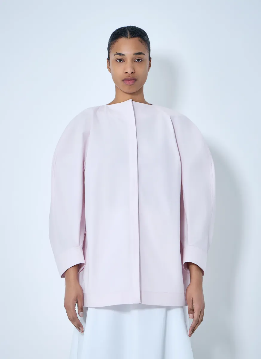 Structured Cotton Poplin Blouse