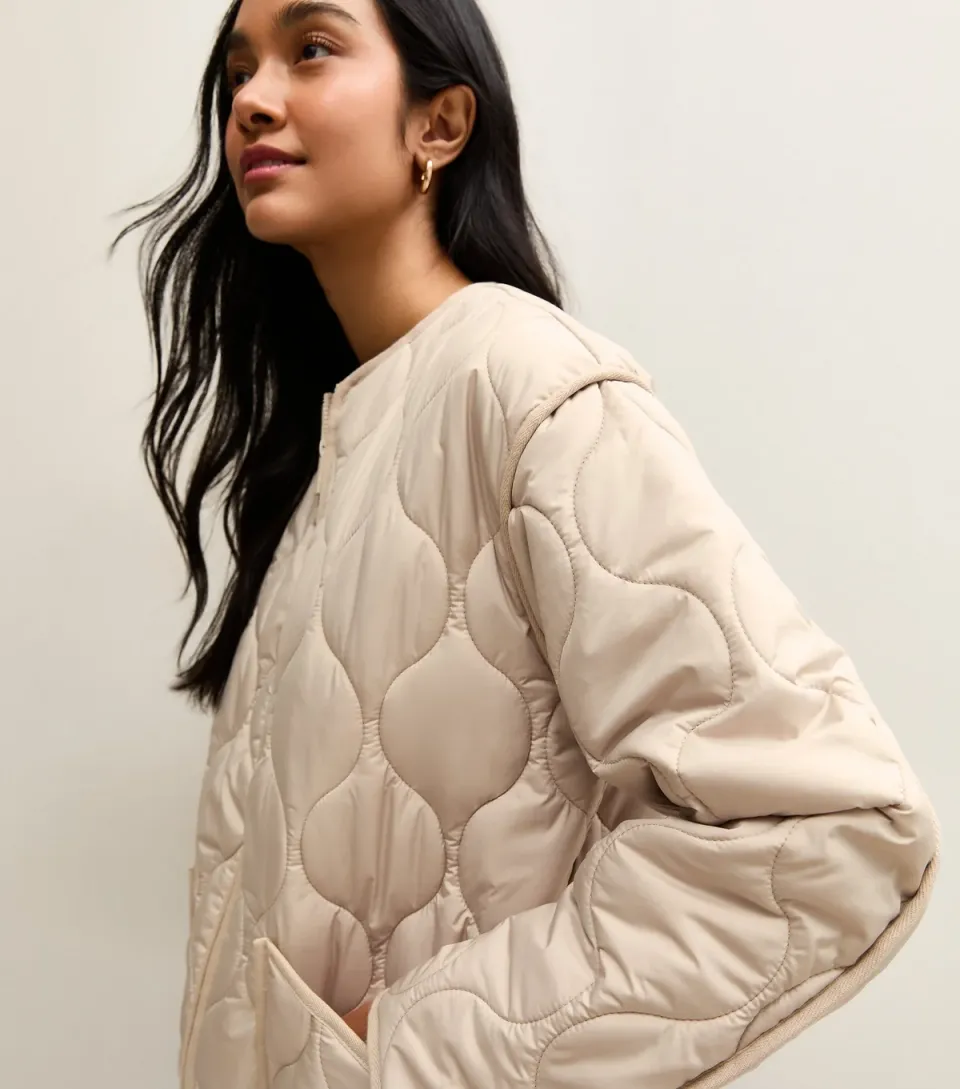 Women's Stone Quilted Padded Jacket