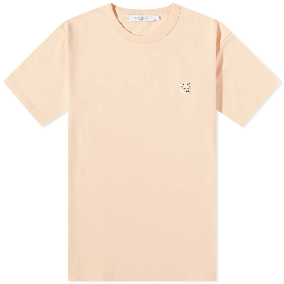 Tonal Fox Head Patch Regular T-Shirt