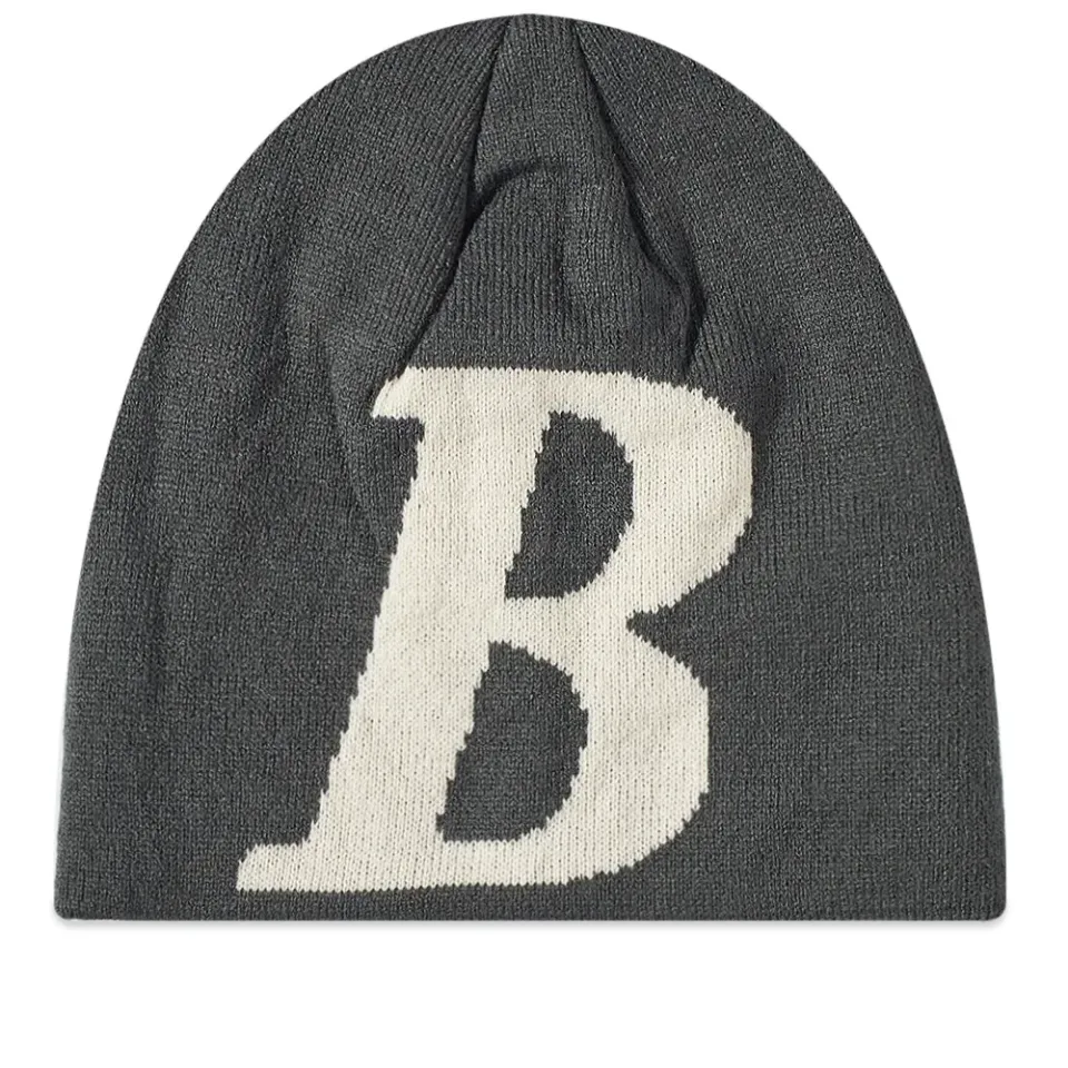 B Logo Skully Beanie