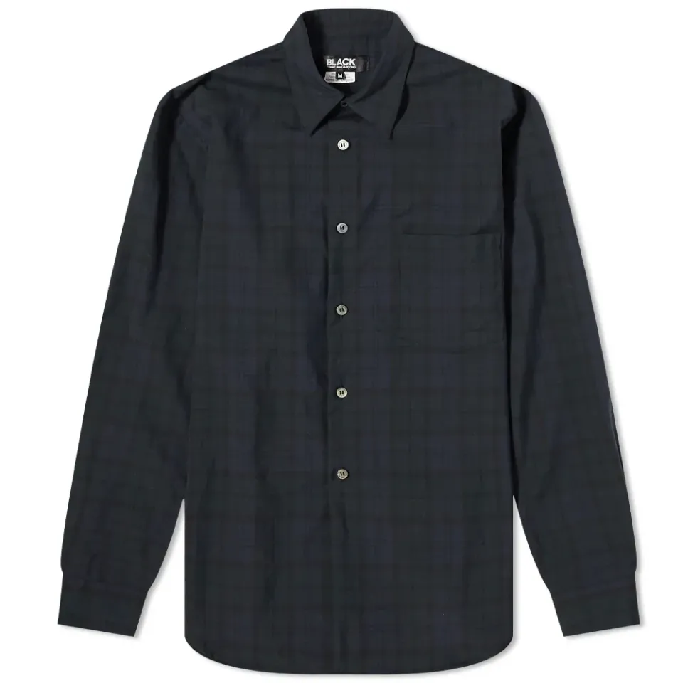 Blackwatch Tartan Wool Overshirt