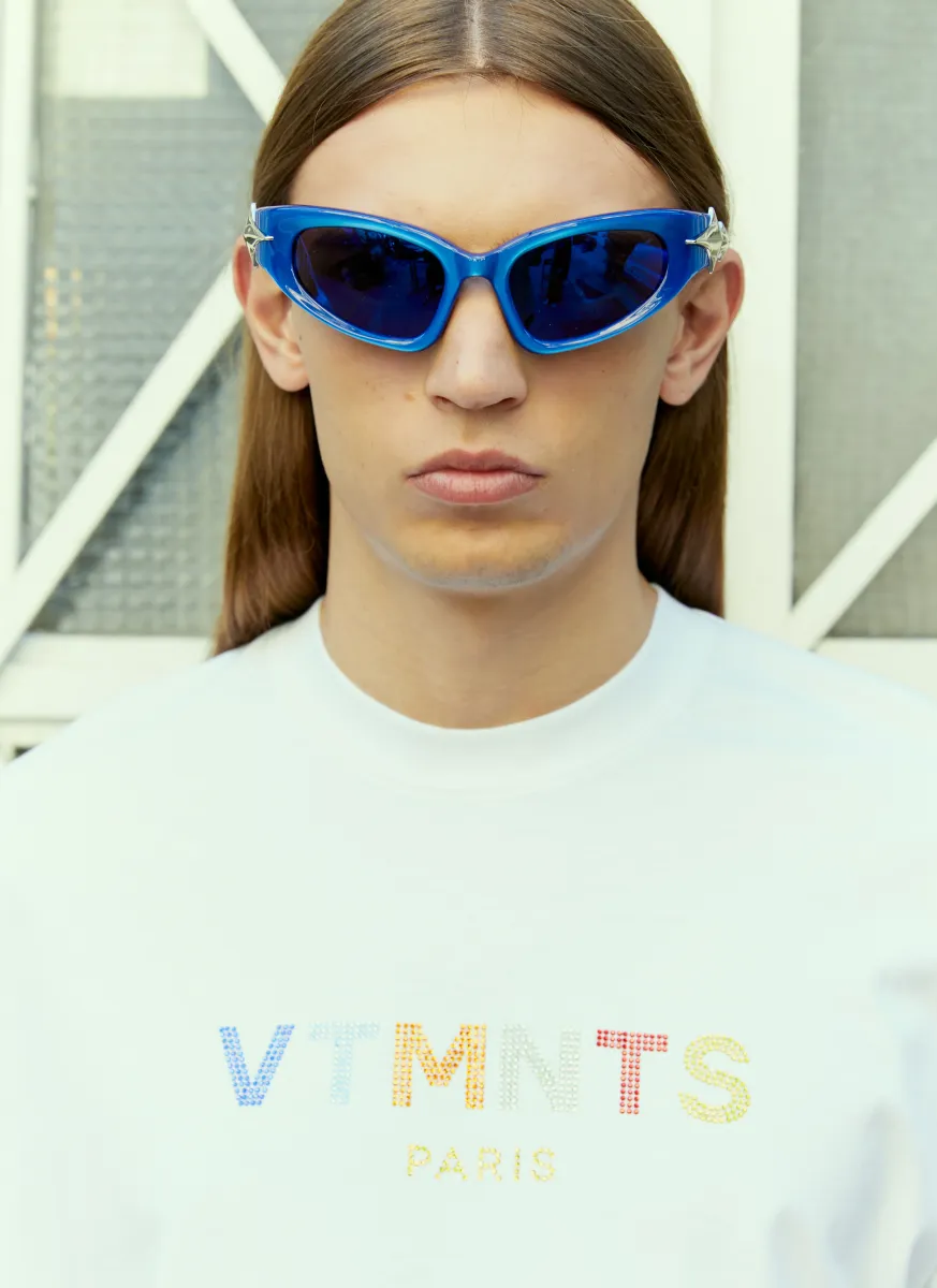 Crystal Embellished Logo T-Shirt