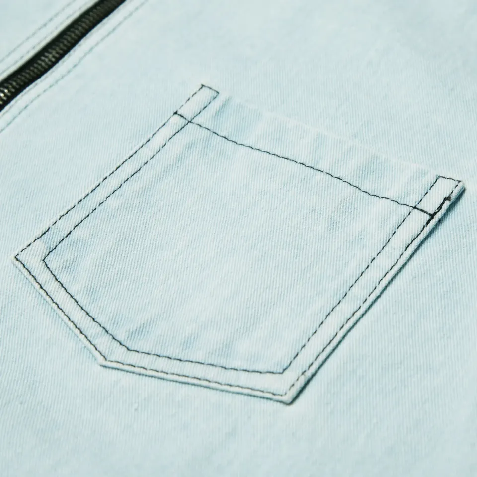 14oz Denim Zipped Overshirt