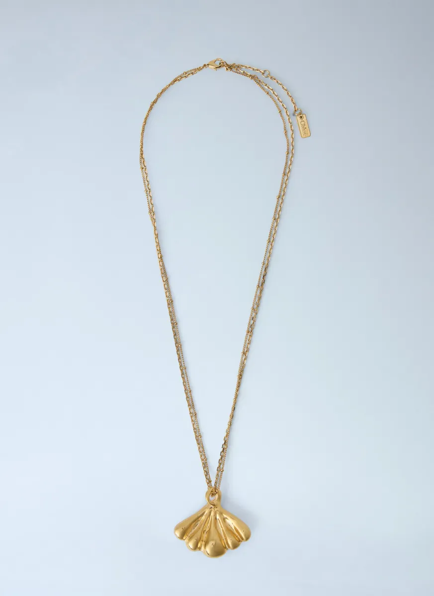 Mirror Pendant Necklace