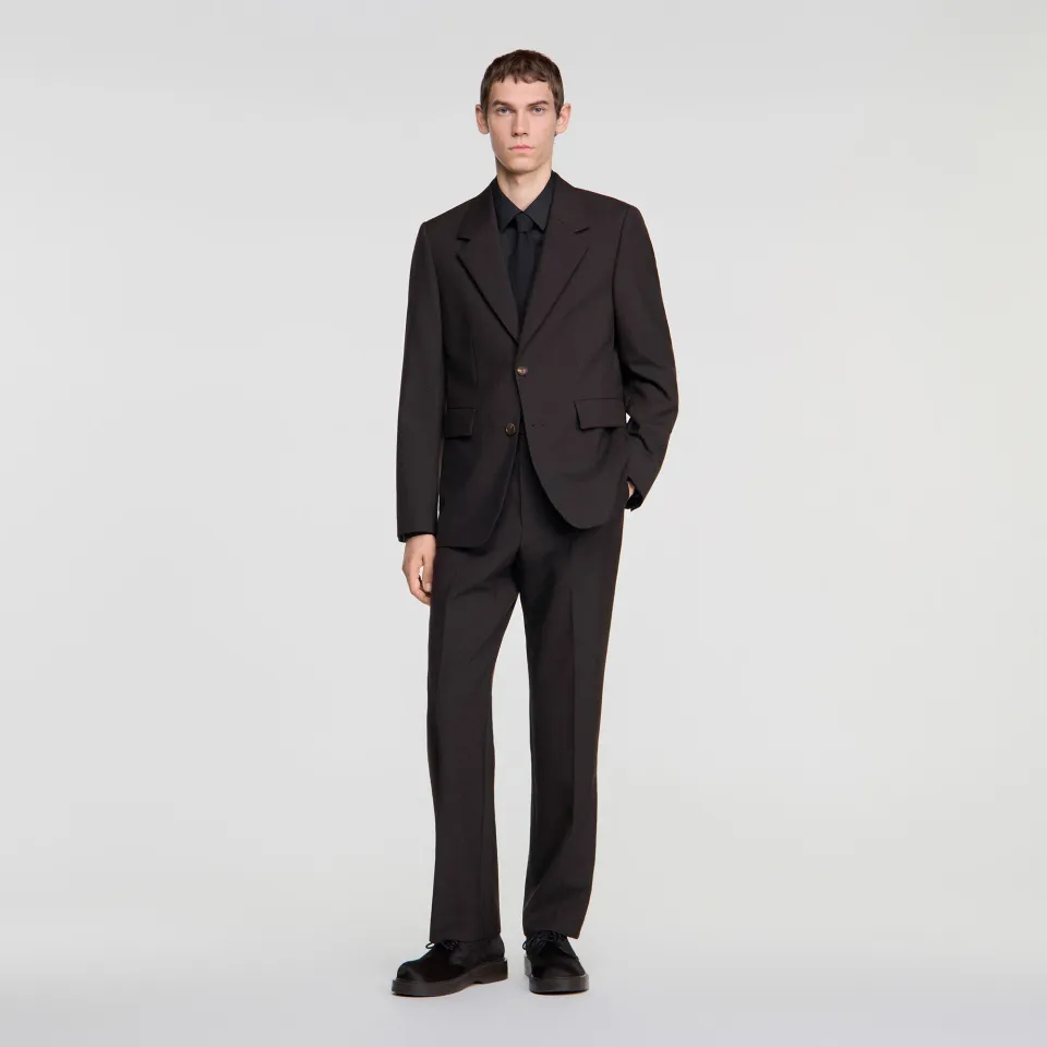 Virgin wool suit jacket