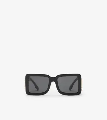 TB Square Sunglasses in Black