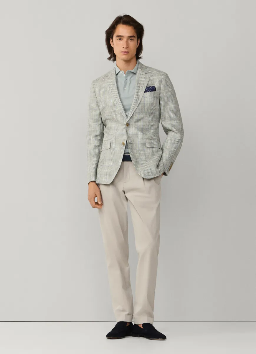 Regular Fit Double Pleat Chino