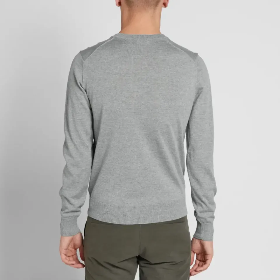 AMI Wolf Patch Crew Knit