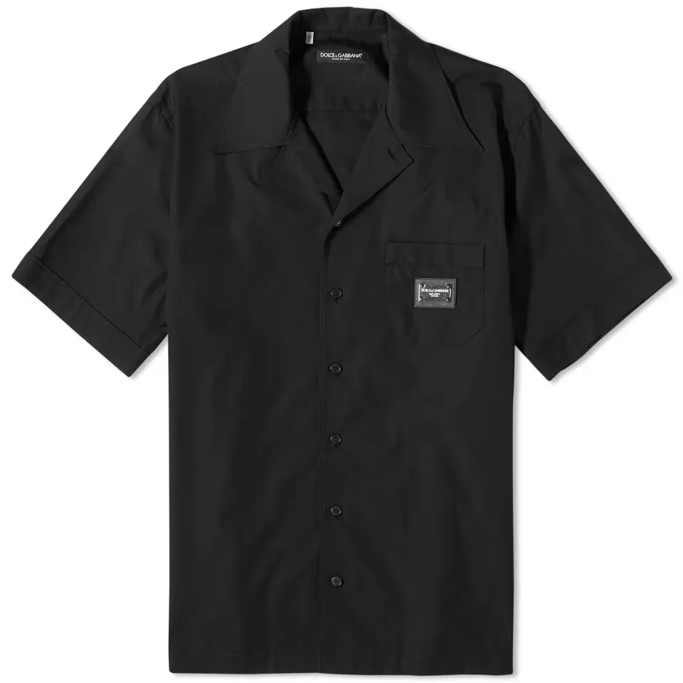 Plate Cotton Vacation Shirt