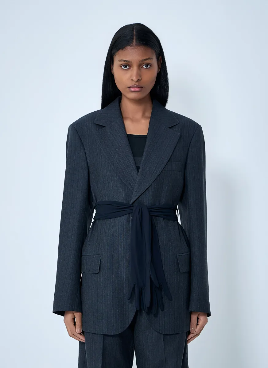 Belted Blazer