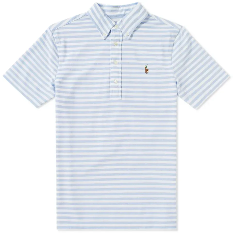 Oxford Pique Stripe Polo