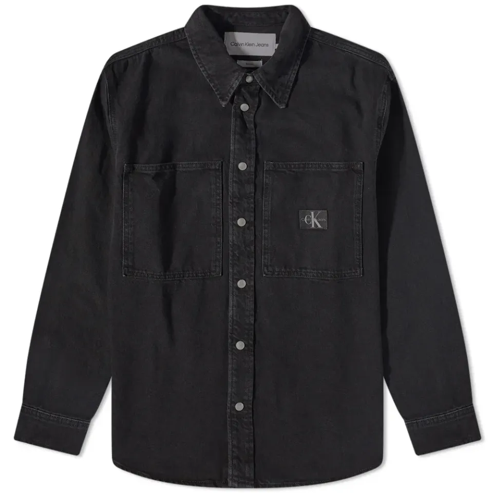 Relaxed Linear Denim Shirt