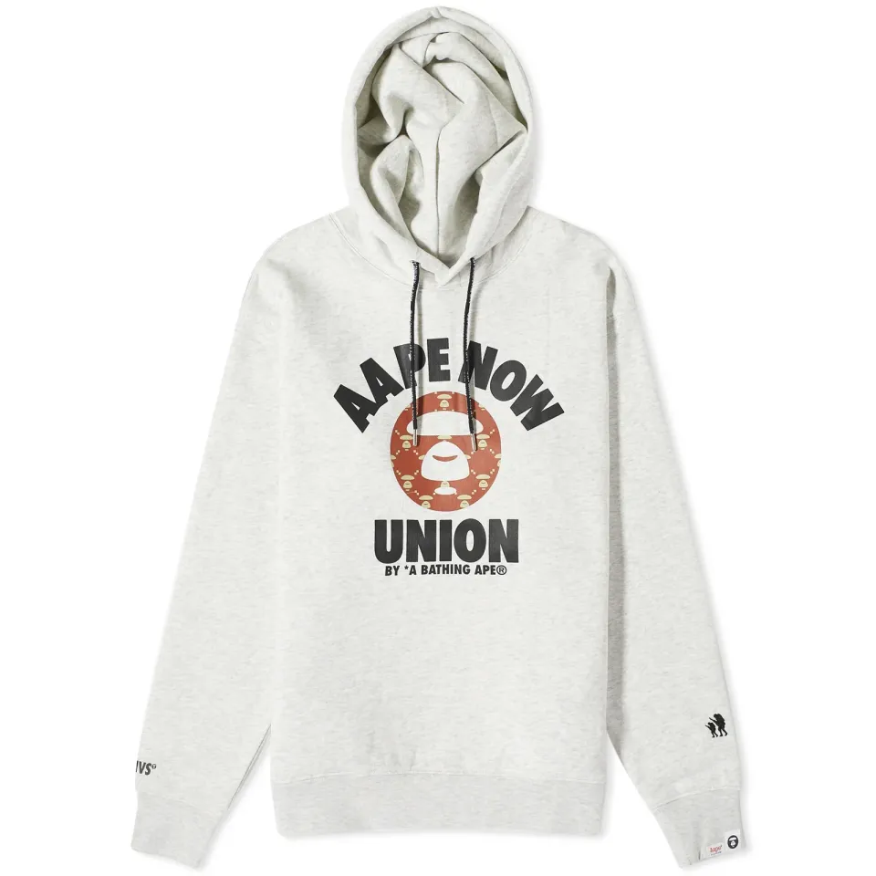 AAPE x Union College Rainbow Camo Hoodie