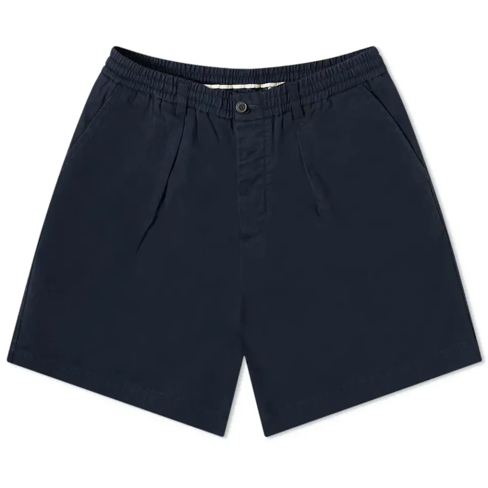 Pleated Track Shorts