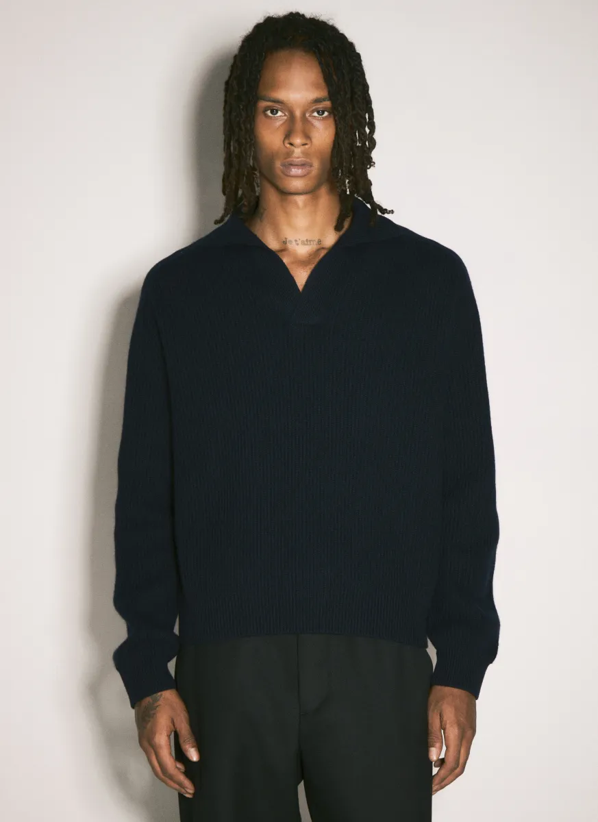 Wool Rib Sweater