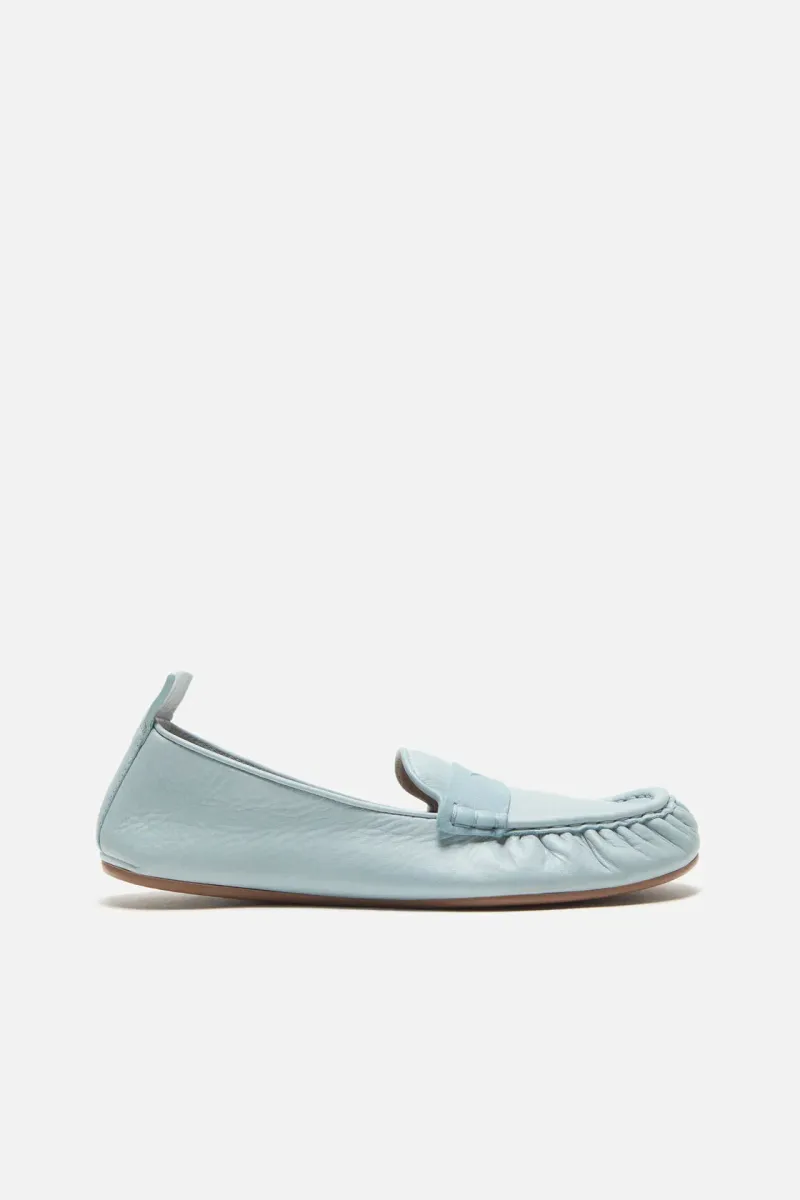 Leather loafers