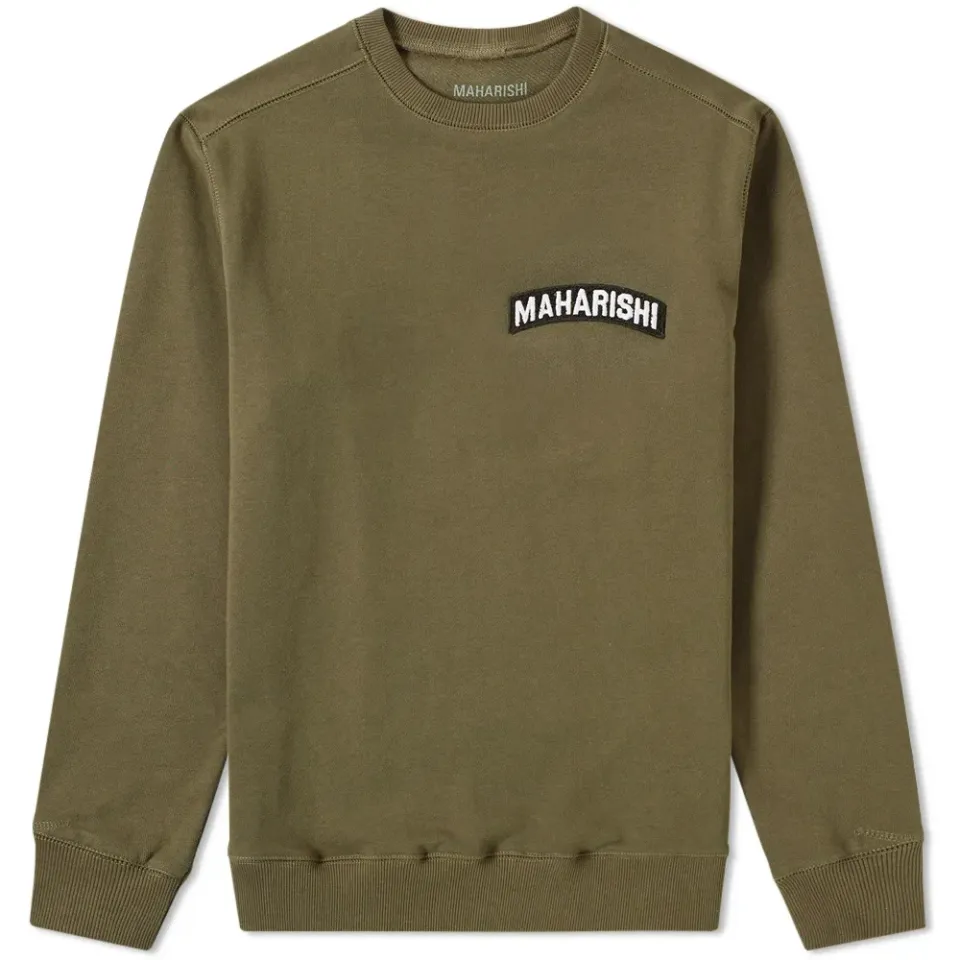 Collegiate Patch Crew Sweat