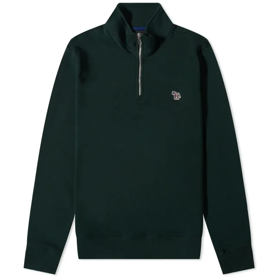 Zebra Quarter Zip Sweat
