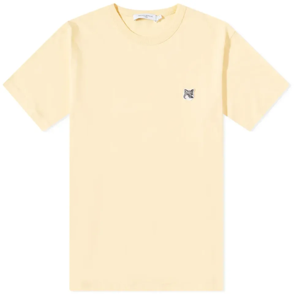 Maison Kitsuné Grey Fox Head Patch Classic T-Shirt