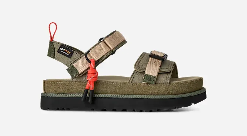 Goldenstar Wildwood Sandal, Suede/Polyester