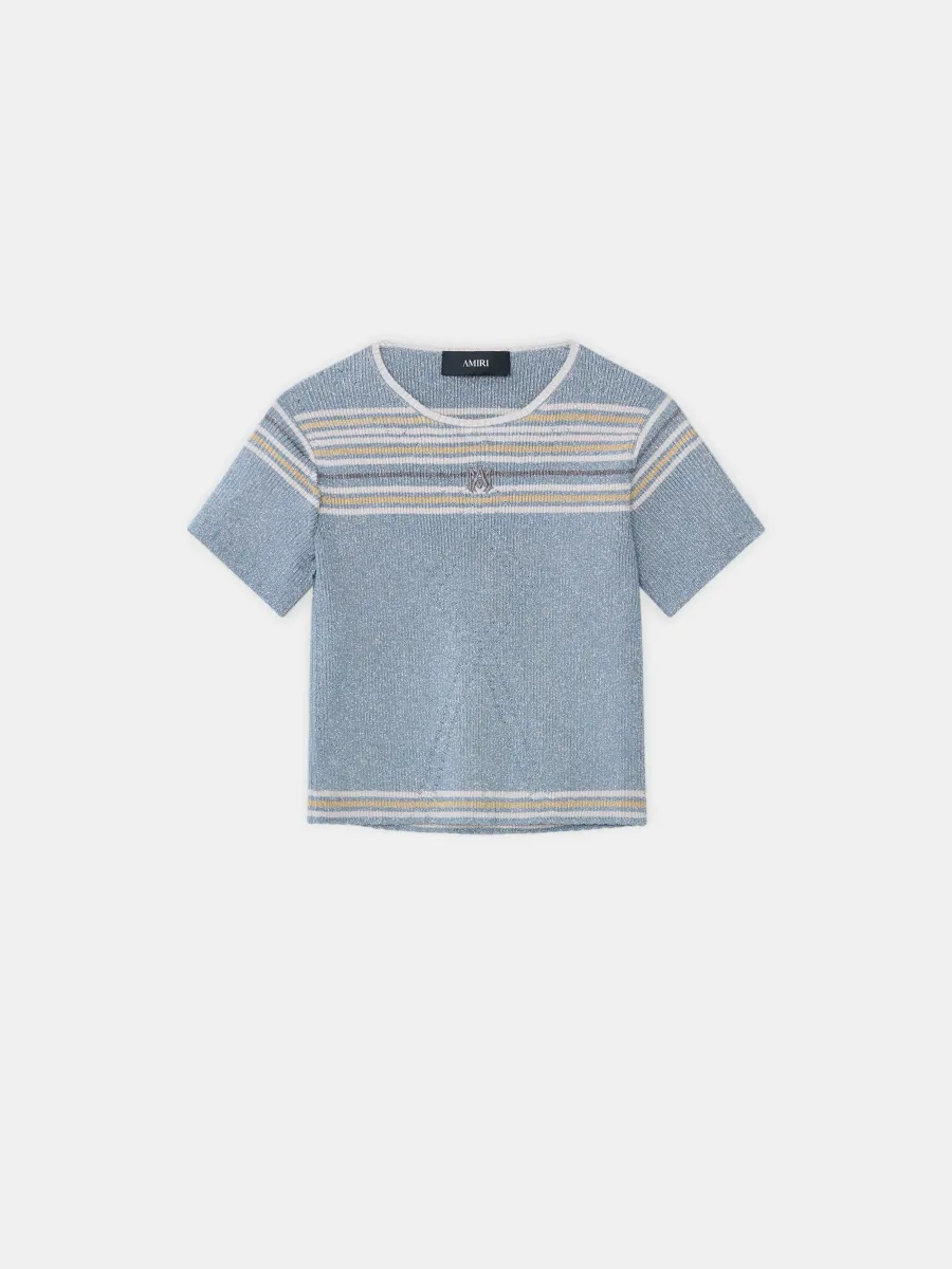 WOMEN - WOMEN'S MA STRIPE TEE - Steel