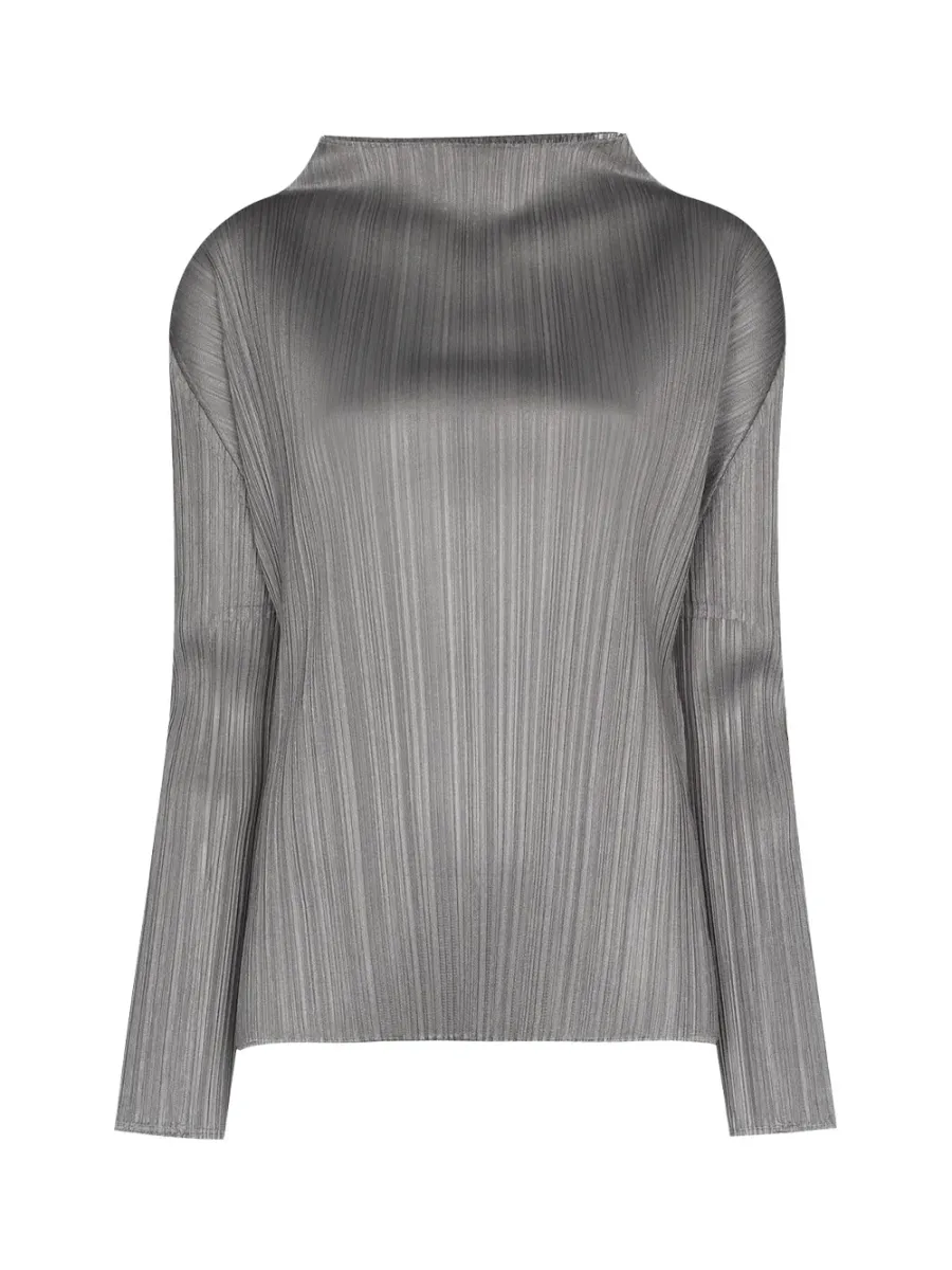 Pleats Please Top Grey
