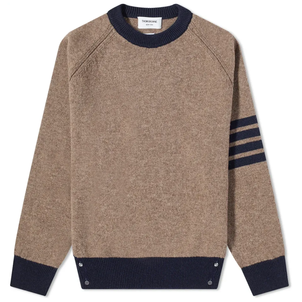 4 Bar Shetland Crew Knit