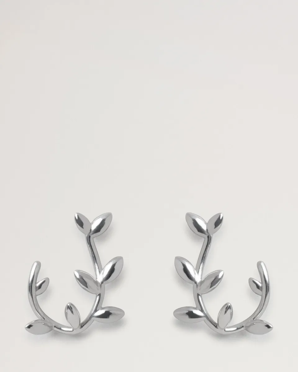 Leaf Hoop Earrings