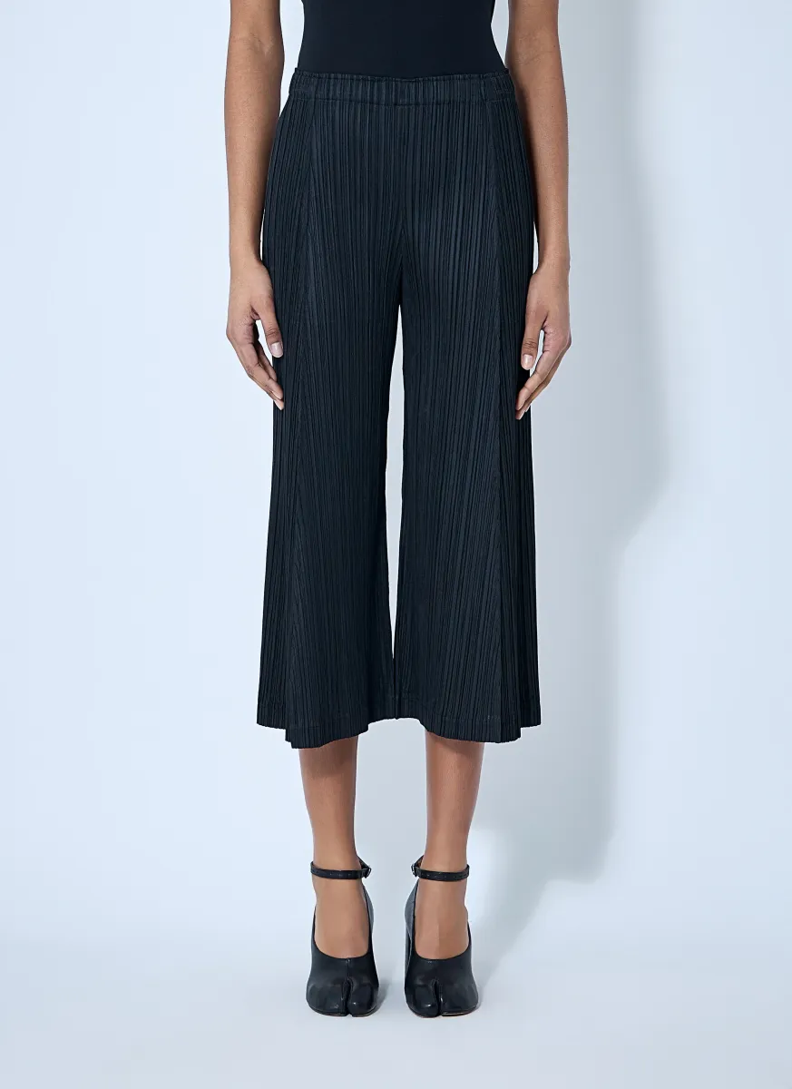 Crop Thicker Pleated Pants