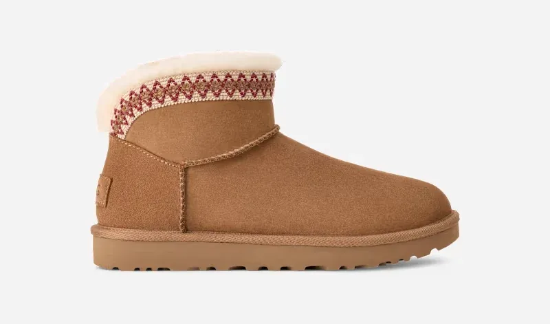 Classic Ultra Mini Taslyn for Women, Suede/Polyester/Wool