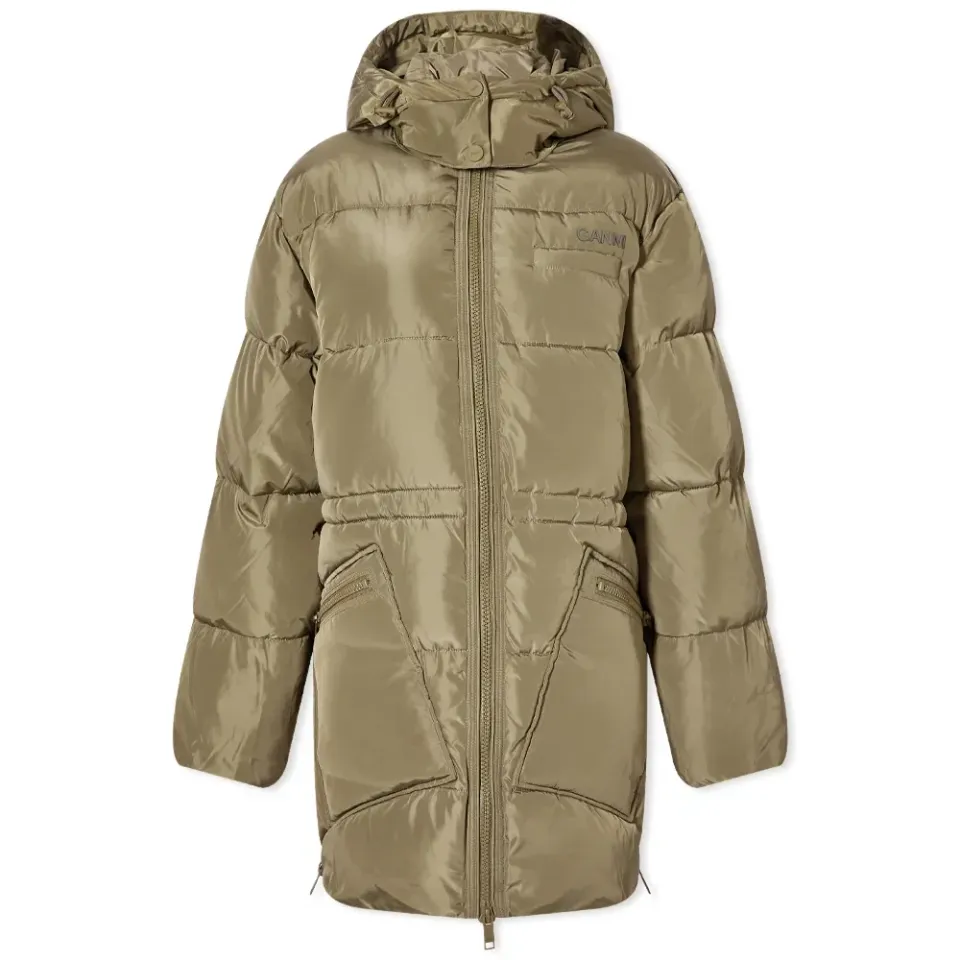 Tech Puffer Midi Jacket