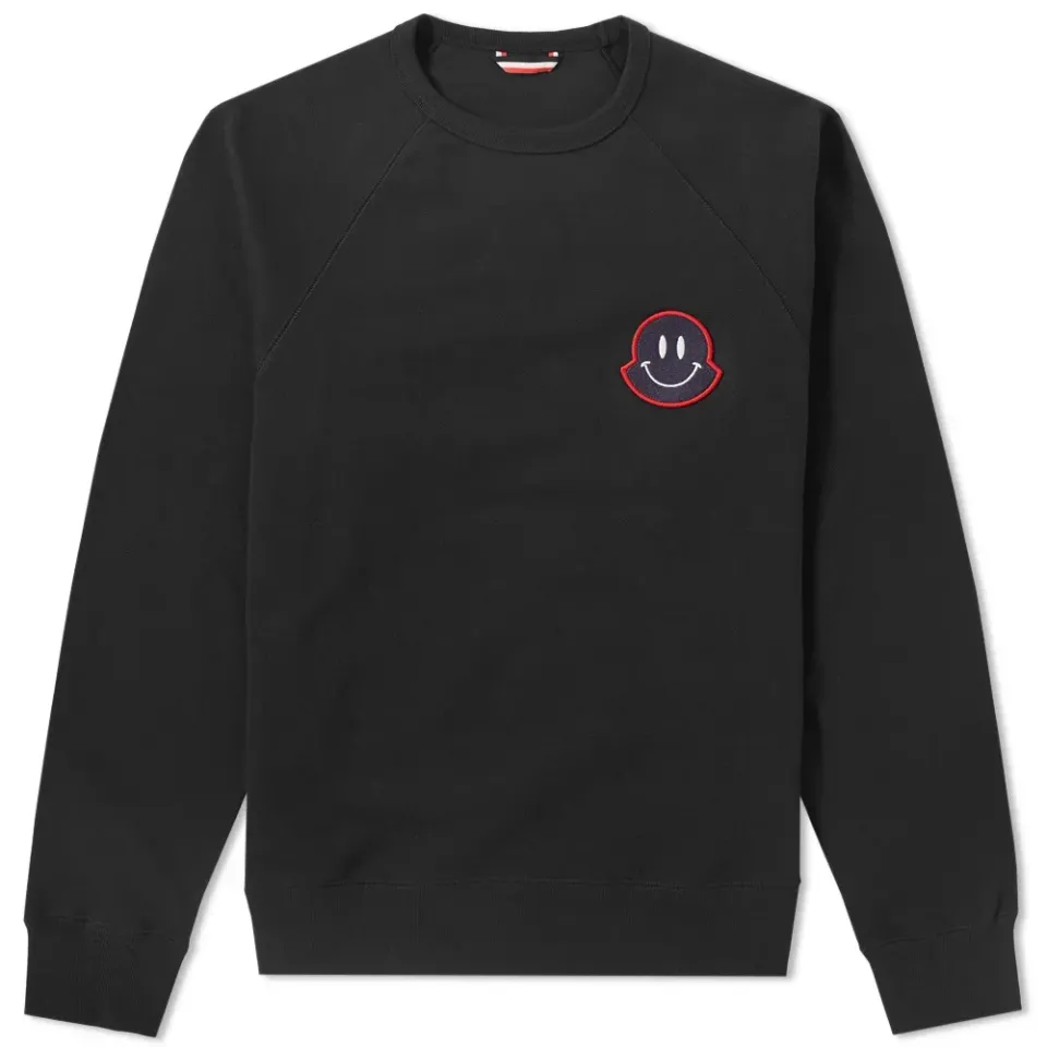 Twist Smiley Face Logo Crew Sweat