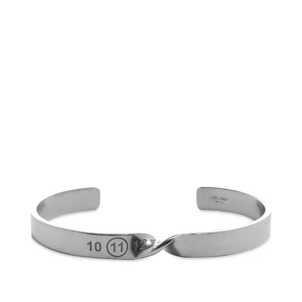 Twisted Number Logo Bangle
