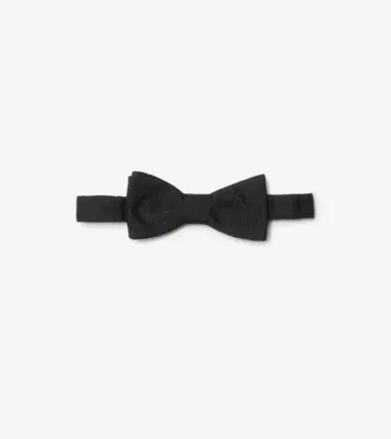 Silk Bow Tie in Black