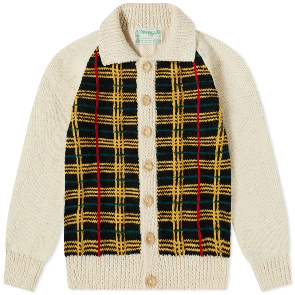 54C Tartan Lumber Cardigan