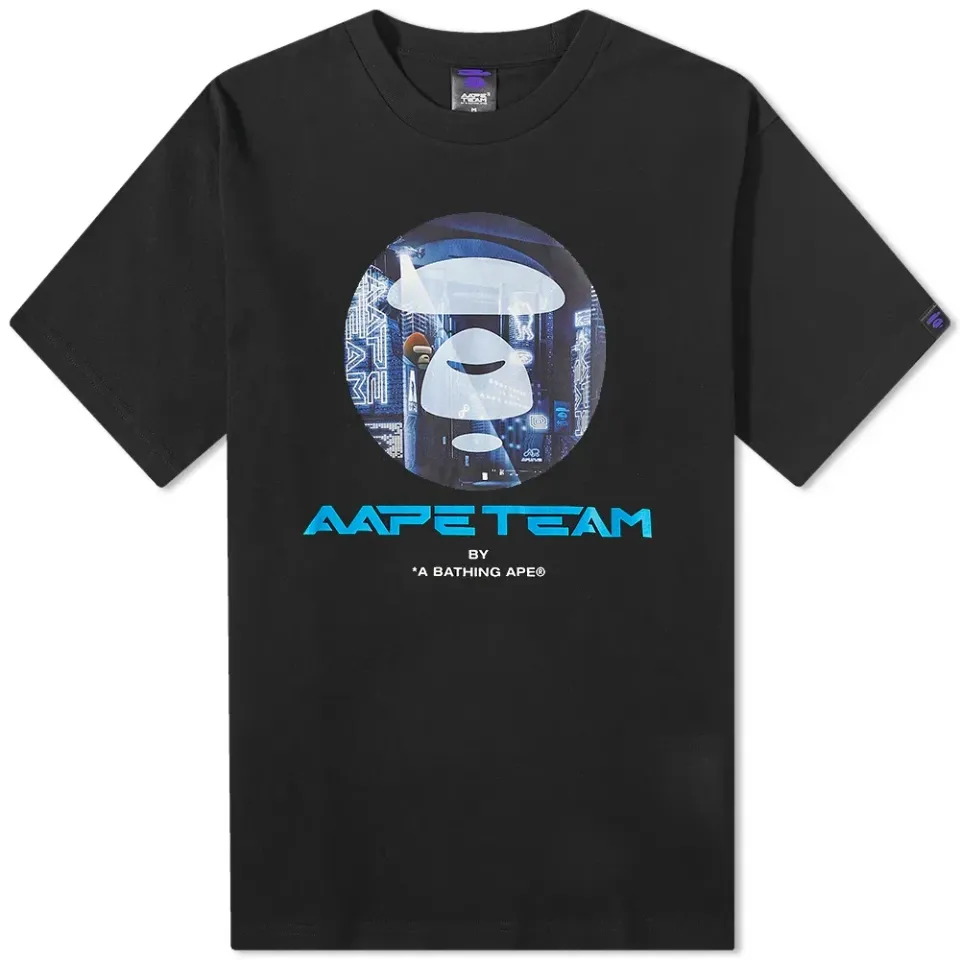 AAPE Team Moon Head T-Shirt