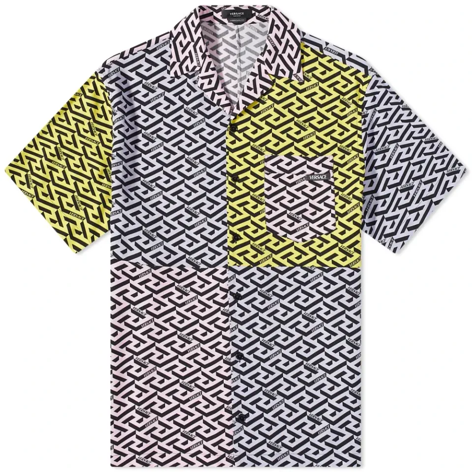 Patchwork Logo Vacation Shirt