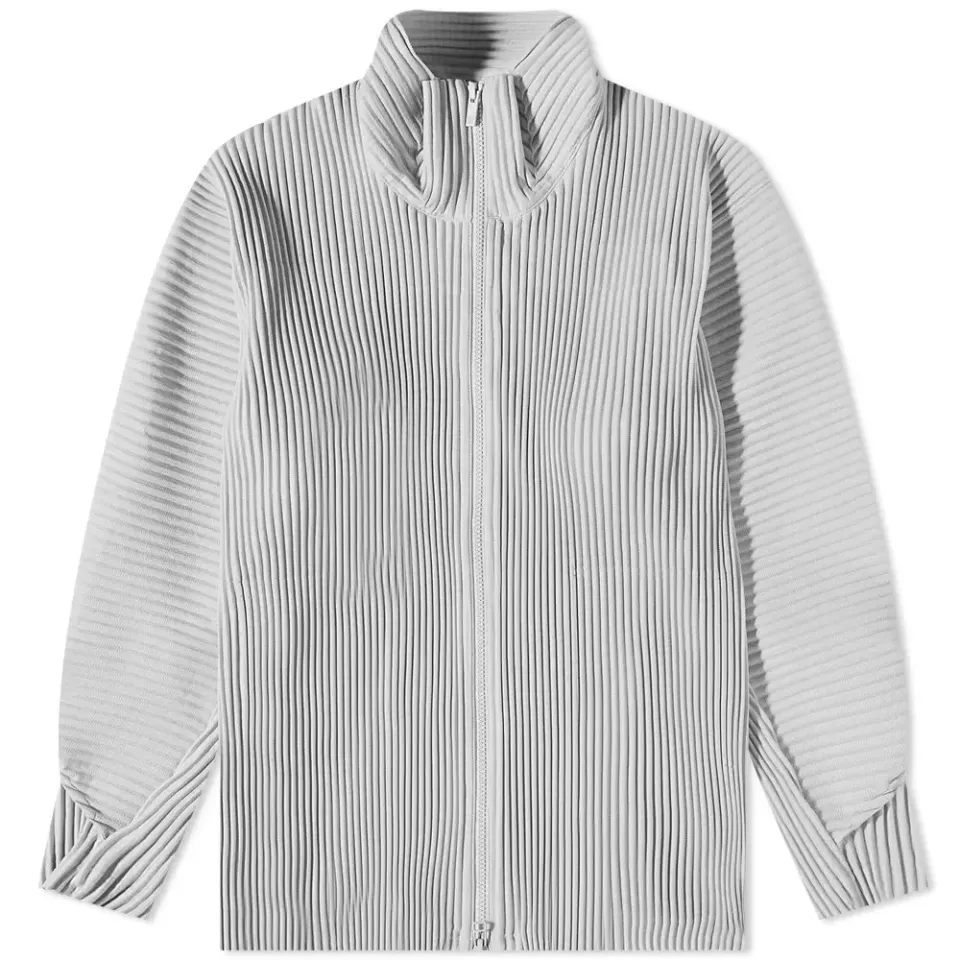 Arc Pleated Zip Track Jacket
