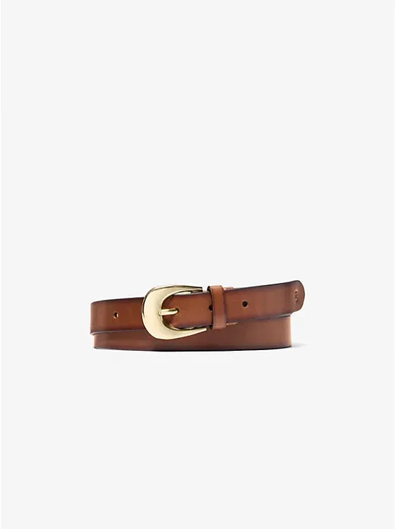 Burnished Leather Belt
