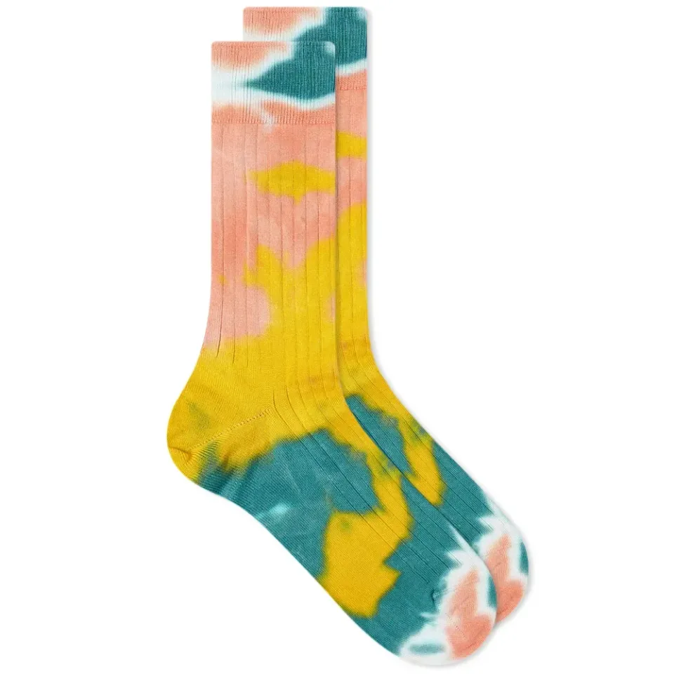 Tie Dye Formal Crew Socks