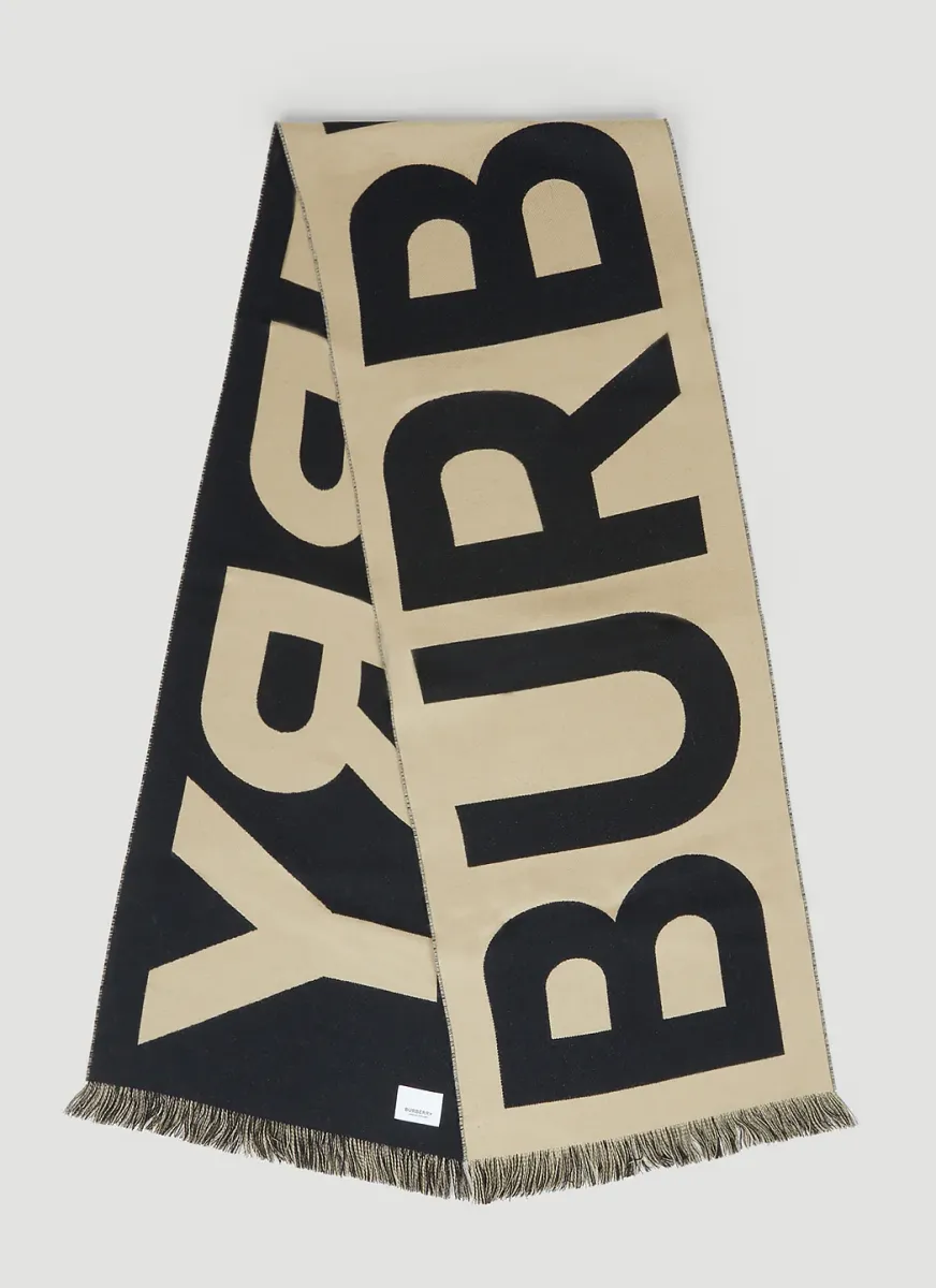 Reversible Logo Scarf
