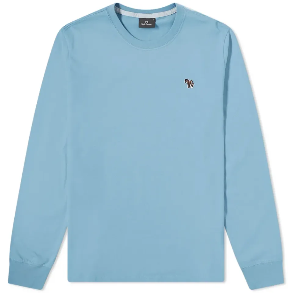 Long Sleeve Zebra Logo T-Shirt